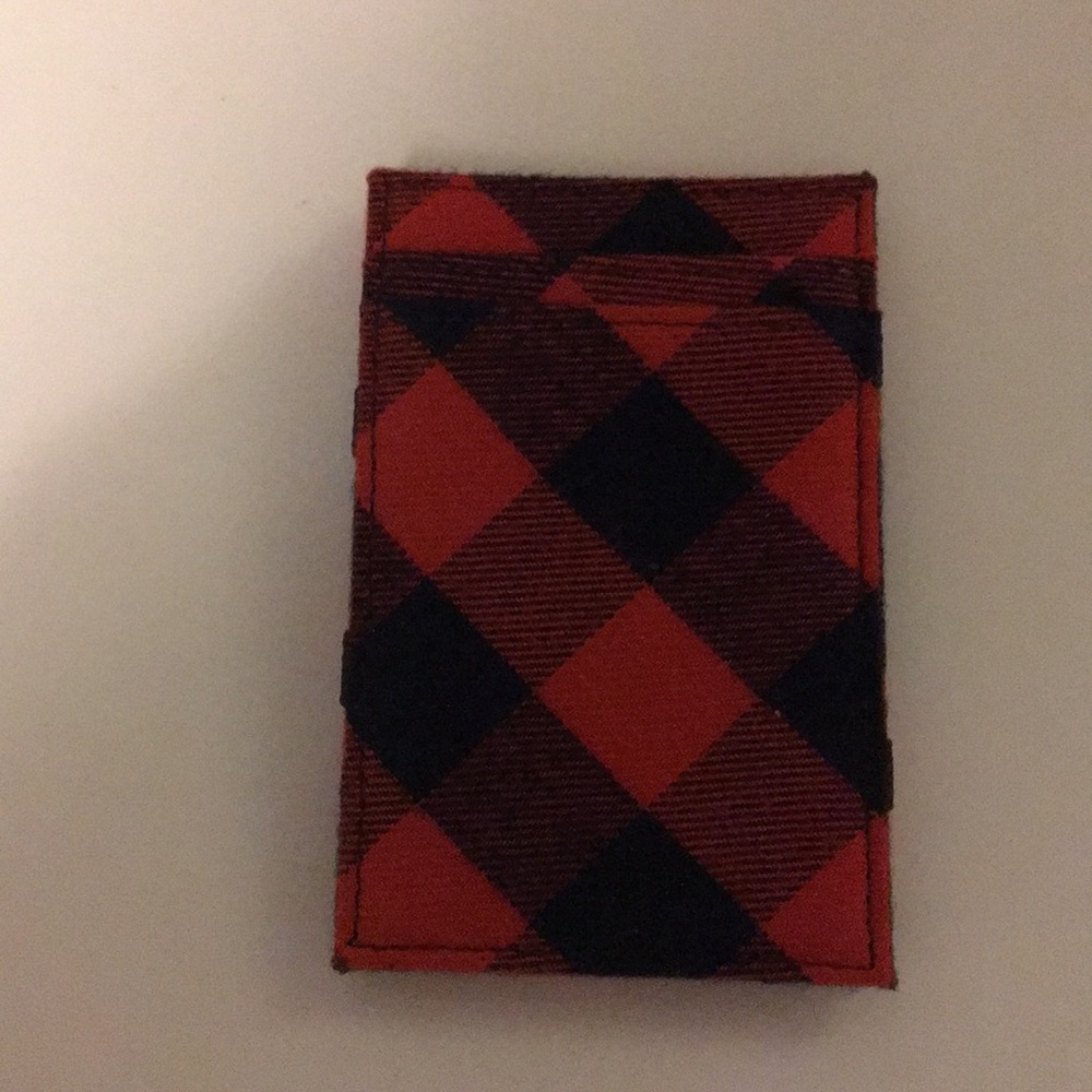 J Crew Magic Fold Wallet in Buffalo Plaid